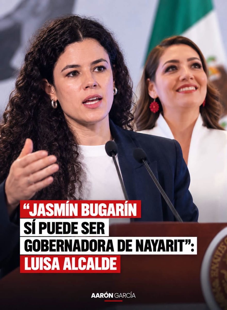 VigiaCiudadano7's tweet photo. “JASMÍN BUGARÍN SÍ PUEDE SER GOBERNADORA DE NAYARIT”

Luisa María Alcalde, consejera jurídica de la Presidencia, aclaró durante la mañanera de Claudia Sheinbaum que Jasmín Bugarín cumple con el requisito de ser mexicana por nacimiento, ya que la Constitución reconoce como mexicanos por nacimiento a quienes nacen en el extranjero y son hijos de padre o madre mexicanos.

Además, explicó que la nueva reforma sobre nacionalidad única para quienes aspiren a una gubernatura será aplicable a partir del proceso electoral de 2028, por lo que no regirá para la elección de Nayarit en 2027. 

Alcalde agregó que, de acuerdo con información proporcionada por la Secretaría de Relaciones Exteriores, Bugarín realizó desde 2018 el trámite de renuncia a su doble nacionalidad.