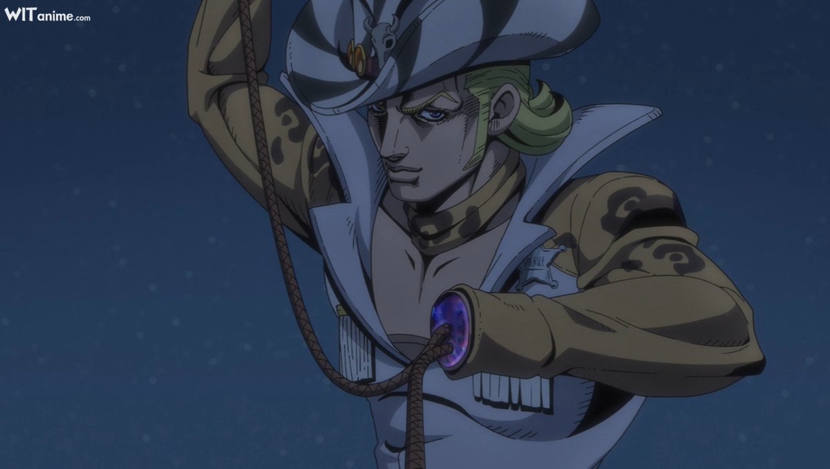 A_gin_21's tweet photo. #SteelBallRun|#SBR 

حلقة اليوم رهيبة بس ما تحسون انها خلصت سريع؟😅

متحمس للحلقات الجاية خصوصاً انه حلقة اليوم ظهر الستاند لأول مرة في هذا البارت🔥 https://t.co/EDIQCyk6kP