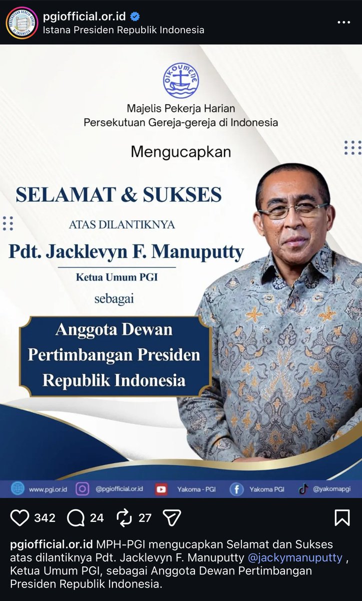 kresbung's tweet photo. Di tengah keadaan yang penuh carut marut dewasa ini, kira-kira apa alasan paling rasional untuk menerima tawaran sebagai anggota Dewan Pertimbangan Presiden? https://t.co/uF7LRox9kJ