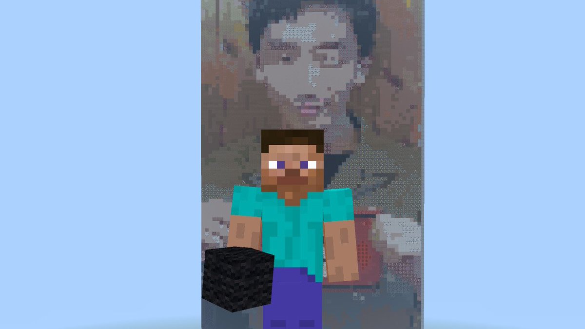 go_to_daitokai's tweet photo. マイクラでネオミド作った時の写真出てきて笑、ゥ https://t.co/bPYd2a6Tim