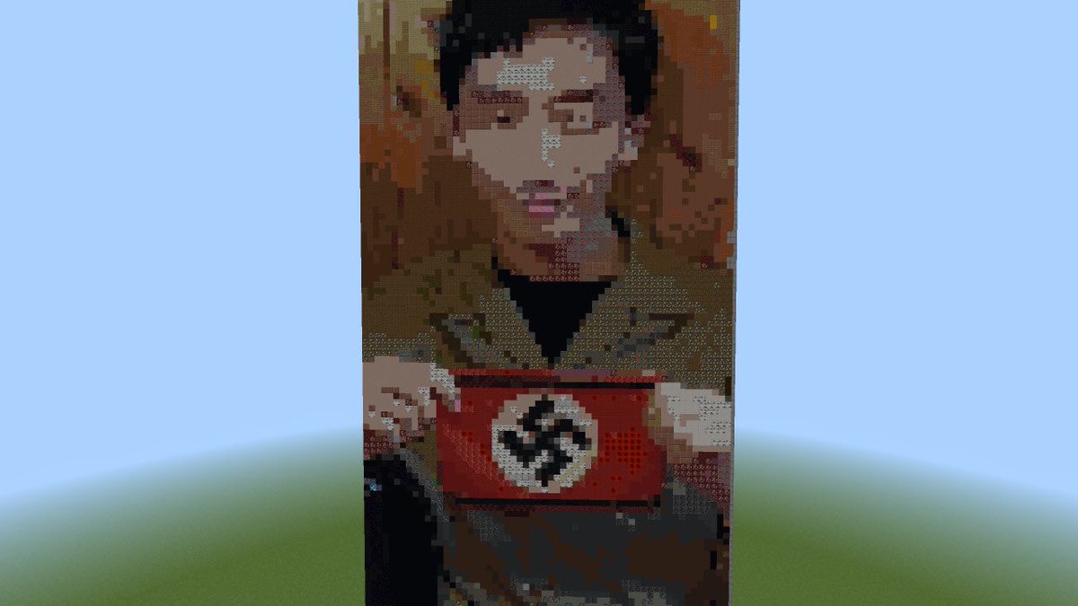 go_to_daitokai's tweet photo. マイクラでネオミド作った時の写真出てきて笑、ゥ https://t.co/bPYd2a6Tim