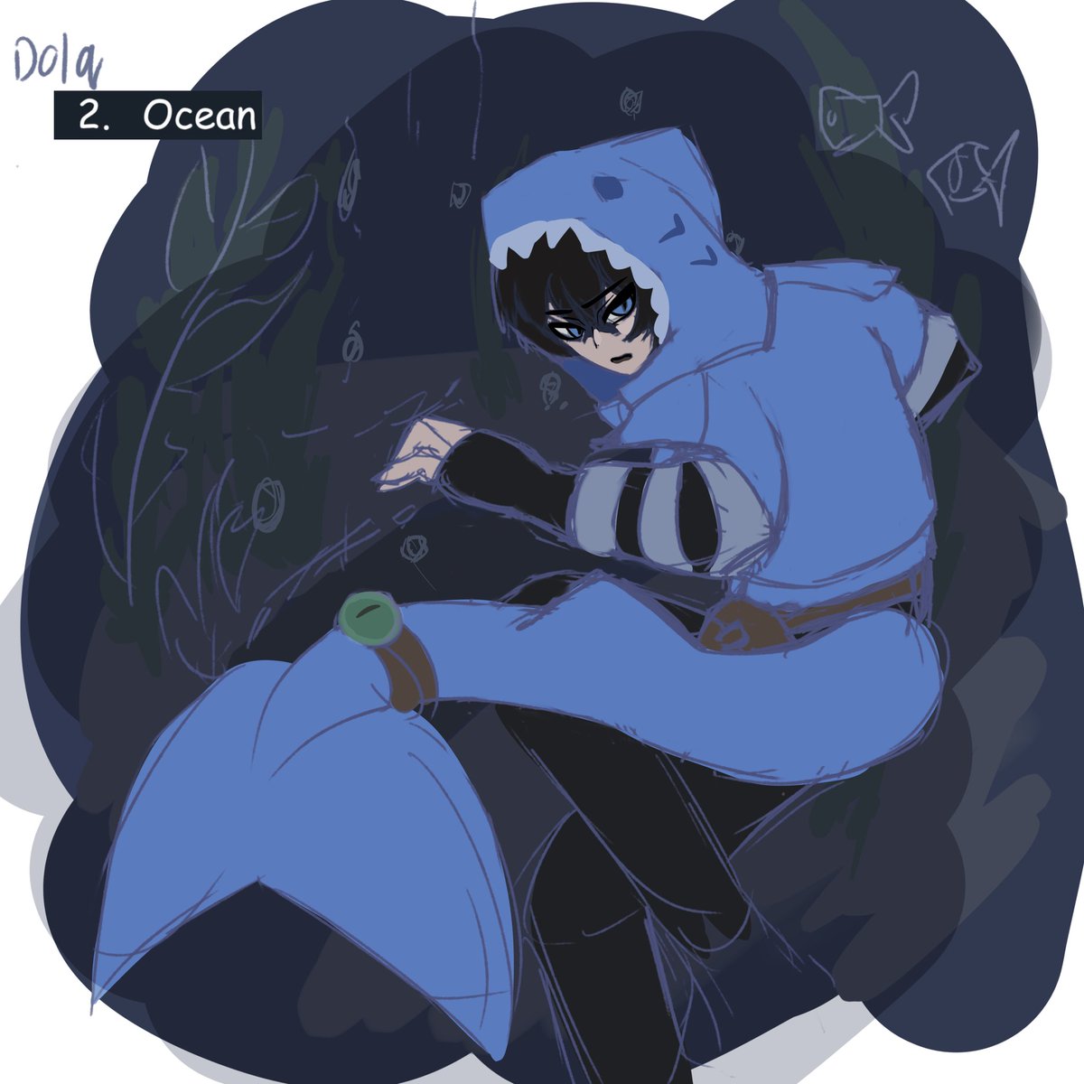 UntitledString's tweet photo. Day 2 - Ocean : Dolqhin #mcsrtober https://t.co/e4qnIYLOjU
