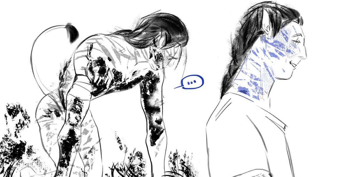 pokutian's tweet photo. #avatar 
I’m practicing by drawing frames from the movie https://t.co/gyHJ9CXWSb