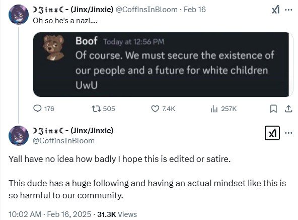 wolf_dragon_boi's tweet photo. @SunDragonSuits white supremacy https://t.co/SG7FQR7VcR
