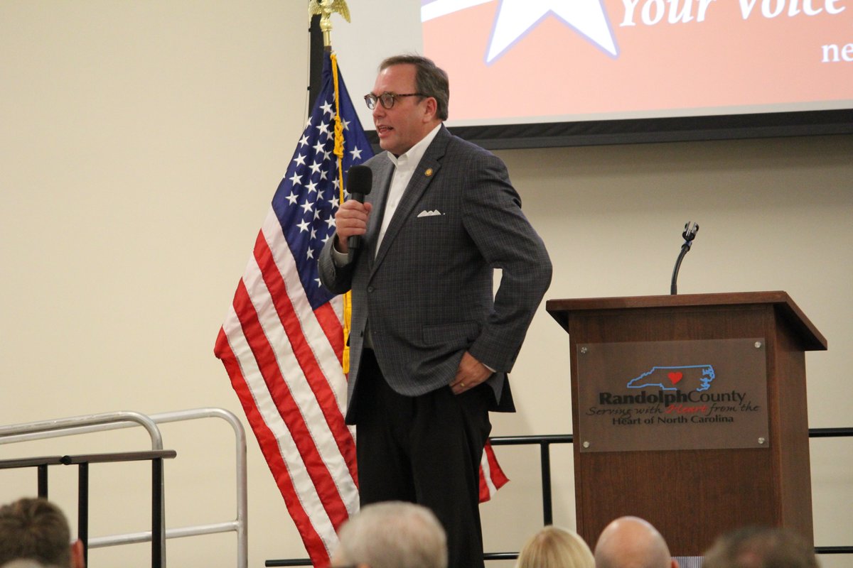 RepNealJackson's tweet photo. RANDOLPH COUNTY SHOWS UP FOR COMMON-SENSE CONSERVATISM!

What a night at the Allen McNeill Ag Center! Great people, great conversations, and an incredible show of support for our community.

Thank you to everyone who came out! When we stand together, we can make a difference.

God bless Randolph County, and God bless North Carolina!
