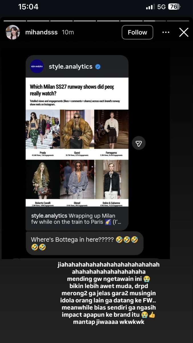 dameme_1's tweet photo. Poor mihandsss @mihandsss jealous will kill you🤣🤣 now you criticize bottega wilst last year you were hoping for them to give your bias ambassadorship 😩🤣 https://t.co/RGydxJsOwo