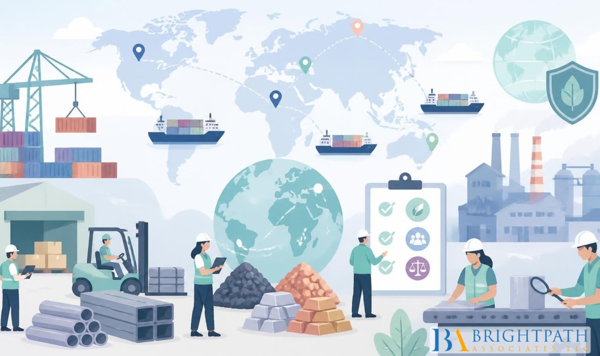 BrightPath3's tweet photo. Impact of Global Trade Shifts on Metal and Material Sourcing Compliance

Global trade in metals and #IndustrialMaterials is undergoing significant structural change. Tariff adjustments, geopolitical tensions, and changing import regulations.

Read More:
https://t.co/t4cfuGdjuD https://t.co/priZni4GQ3