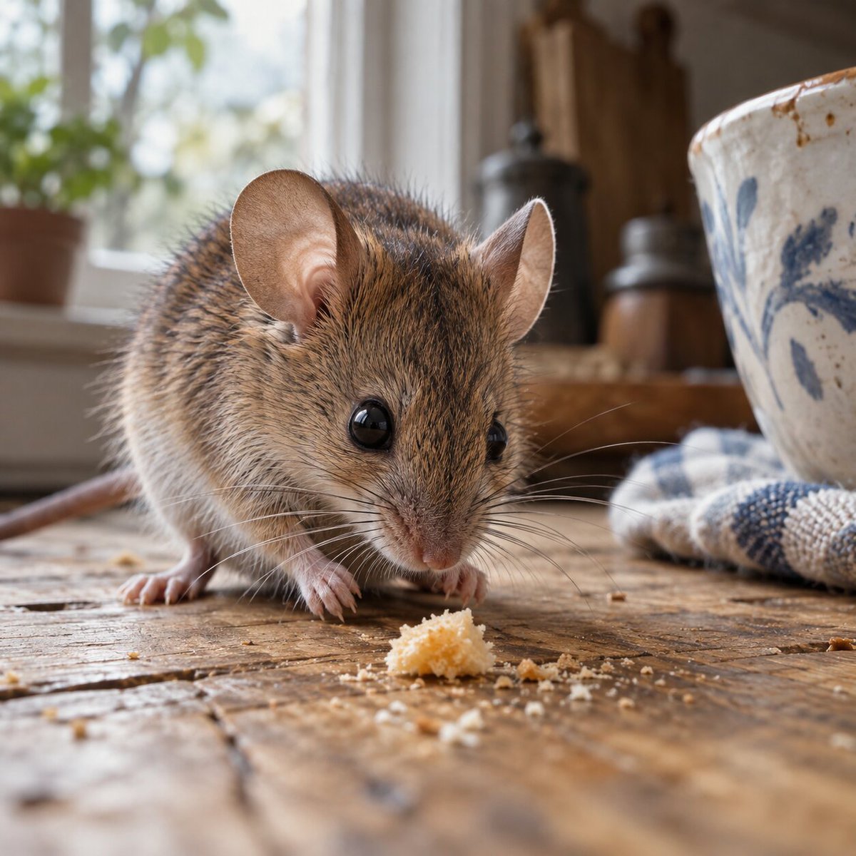 gridbarter's tweet photo. Crumb Inspector $CRUMB
A field mouse studying one bread crumb on the kitchen table like evidence. The inspection is ongoing and nobody may touch the table. https://t.co/zIWyJ94PSk