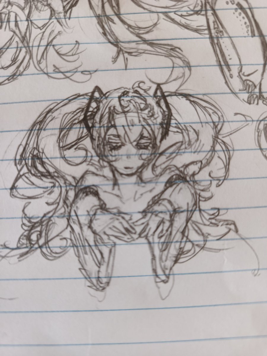 aveaaisxixii's tweet photo. Kind of forgot to share but uh #hatsunemiku doodles https://t.co/XWpiR0j95M