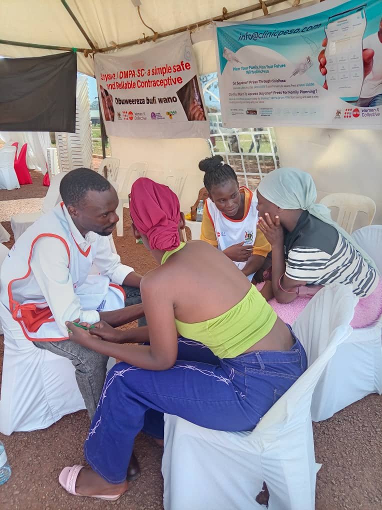 AcordUganda's tweet photo. Community activations for Sayana Press (DMPA-SC) are ongoing in Jinja &amp; Iganga!ACORD Uganda, with support from @UNFPA , is bringing information and contraceptive access closer to communities.
#SayanaPress #ACORDUganda #FamilyPlanning #Uganda https://t.co/RQdHHSWyk1
