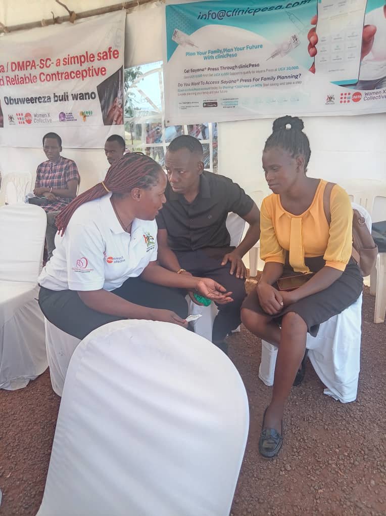 AcordUganda's tweet photo. Community activations for Sayana Press (DMPA-SC) are ongoing in Jinja &amp; Iganga!ACORD Uganda, with support from @UNFPA , is bringing information and contraceptive access closer to communities.
#SayanaPress #ACORDUganda #FamilyPlanning #Uganda https://t.co/RQdHHSWyk1