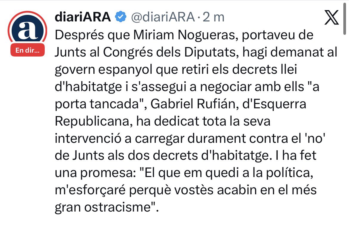 aleixclario's tweet photo. En Rufián ha dedicat tota la seva intervenció a atacar Junts. No al PSOE per no fer res en 8 anys. No a Vox i PP per no donar alternativa. No a parlar de com solucionar el problema d’habitatge. A atacar Junts. Fixeu-vos en la promesa que ha fet. Només viu per això. I és malaltís. https://t.co/kJ1Sc2rwB0