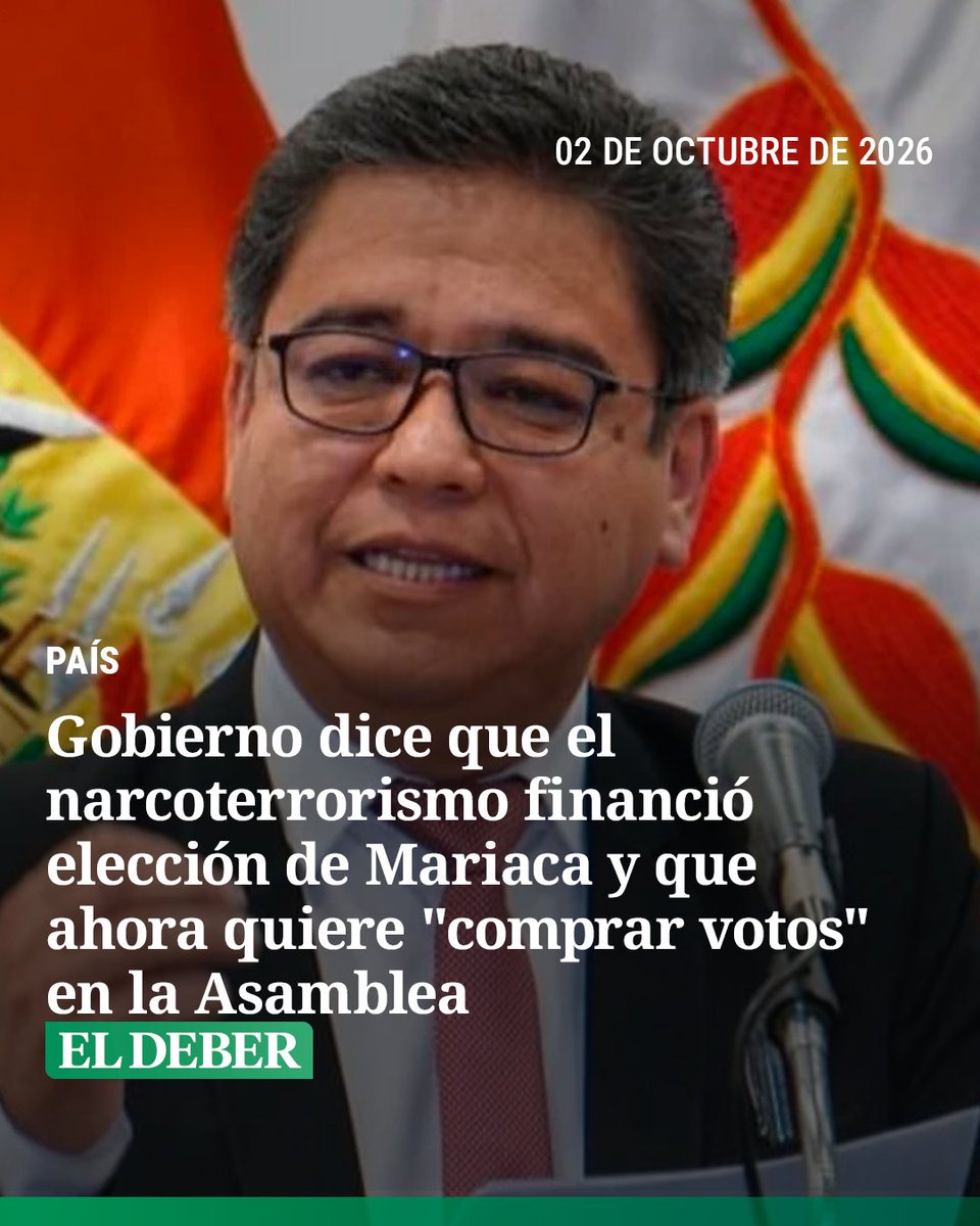 grupoeldeber's tweet photo. El vocero presidencial pide a los legisladores actuar del “lado correcto” y espera que en la sesión de la Asamblea se aparte a Roger Mariaca de su cargo.

https://t.co/Q4jZWO26HA https://t.co/yEHNClEHYa