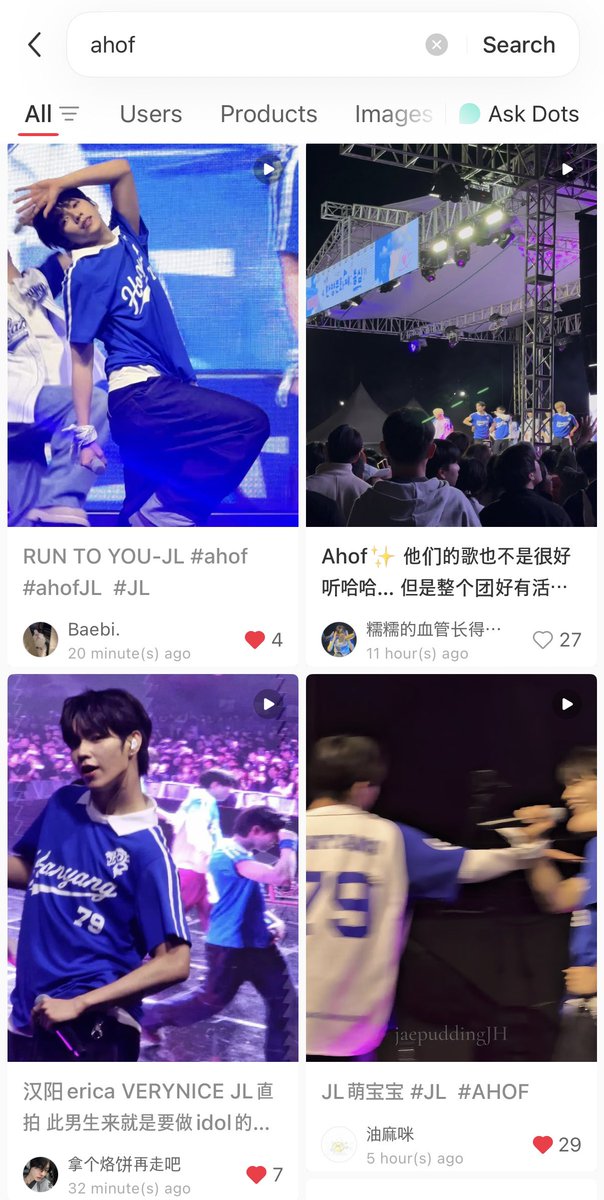 _ahofJL's tweet photo. i haven’t visited rednote in a long time and what welcomed me after searching on the ahof keyword was the amount of jl solo fancams posted by different accounts 😭 

the op who posted this aju nice jl focus cam just a few minutes ago even said “this guy was literally born to be an idol” 🥹 oh you are so so loved my ace
