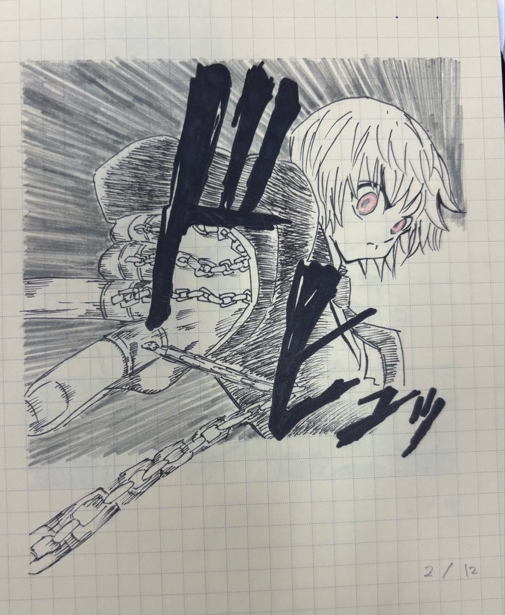 Pyanox09's tweet photo. 過去絵クラピカさん https://t.co/gSx2tIWw9e