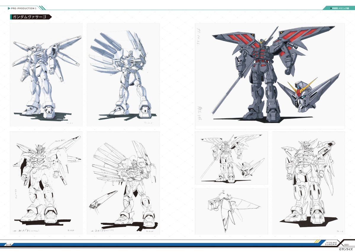 gundam_info's tweet photo. ◤『機動新世紀ガンダムX』 記録全集 
　　　　  A.W. 30th Chronicle
　　　　 受注期間はあと2⃣日‼　　  ◢

「見つけたぜ ゲテモノガンダム!!」

本書では、モビルスーツの設定画やデザインラフなど、『ガンダムX』の貴重な制作資料を多数収録予定📚

受注期間は明日10月4日(日)23:59まで📢

▼ご予約はこちらから
A-on STORE：https://t.co/pTOP9o6sGi
プレミアムバンダイ：https://t.co/vcRDMoCURR

#ガンダムX