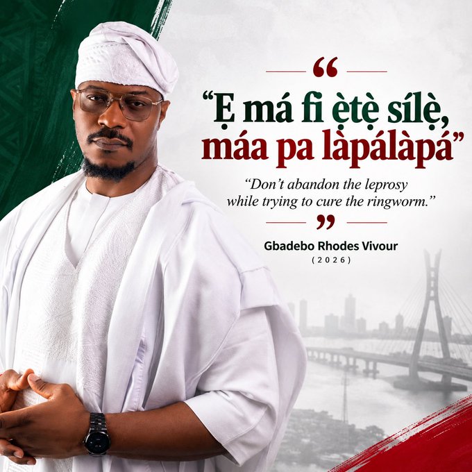 GRVLagos_Media's tweet photo. "Don't abandon the leprosy while trying to cure the ringworm"

Language is important, It carries the culture and heritage of Our People, but Let's focus on the problems and solutions for Lagos.

Our business here is governance. @GRVlagos @BOGbadams

#OurLagos #MakeÈkóGreatAgain https://t.co/Ehk5mzXru3