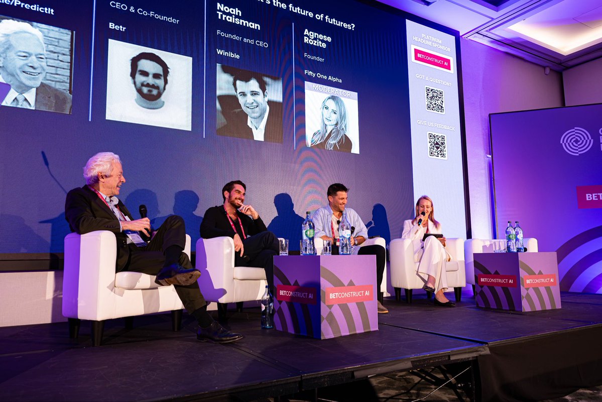 ExploringPMs's tweet photo. It wouldn’t be called EXPLORING Prediction Markets if I didn’t take the show all the way to Lisbon. 

I went to the Global Prediction Markets Forum to hear the European perspective on where the industry is headed!! 

Event recap drops tonight

Photos: @JBrightCreative https://t.co/jqMoVWUibQ