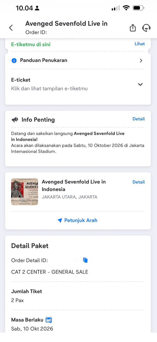 risma_0730's tweet photo. WTS ‼️‼️
WANT TO SALEE ‼️‼️‼️

tiket konser a7x avenged sevenfold jakarta ‼️
2 tix : cat 2 center
jual rugiiiii
alasan jual berhalangan hadir, semua data atas nama saya pribadi, semua proof akan saya berikan setelah pakat 
yang minat boleh dm yaaa https://t.co/26jKttSYV0