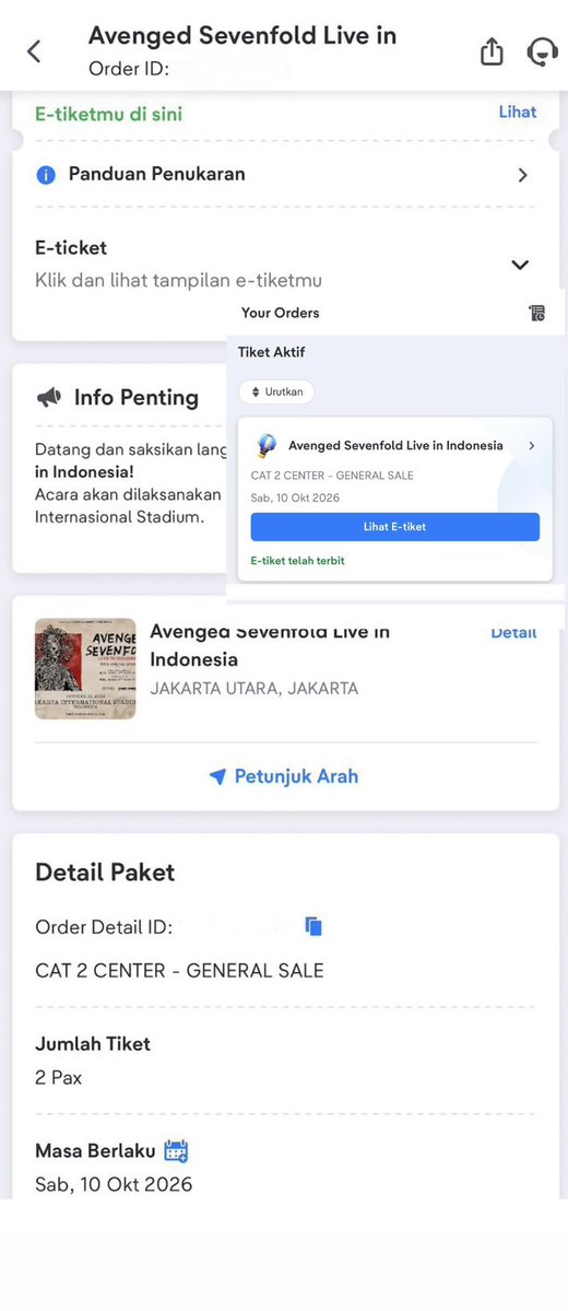 risma_0730's tweet photo. WTS ‼️‼️
WANT TO SALEE ‼️‼️‼️

tiket konser a7x avenged sevenfold jakarta ‼️
2 tix : cat 2 center
jual rugiiiii
alasan jual berhalangan hadir, semua data atas nama saya pribadi, semua proof akan saya berikan setelah pakat 
yang minat boleh dm yaaa https://t.co/26jKttSYV0