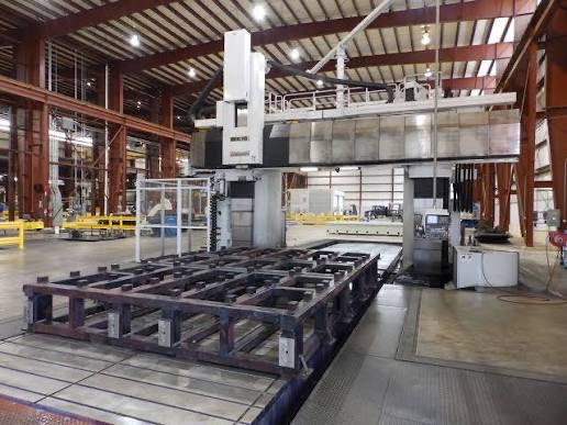 zanehengsperger's tweet photo. Some crazy machine shops are ripping in America. K&M Machine-Fabricating in Michigan.

>378,000 sqft
>64 acre manufacturing campus
>Can machine parts up to 100,000 lbs
>Some machines have up to 60 feet of travel
>20+ horizontal and vertical CNC machines
>25+ welding machines
>50T crane capacity in the machine shop
>Builds massive parts for defense, mining, power generation, construction, and oil & gas
>Machines naval warfare structures and full armored vehicle bodies