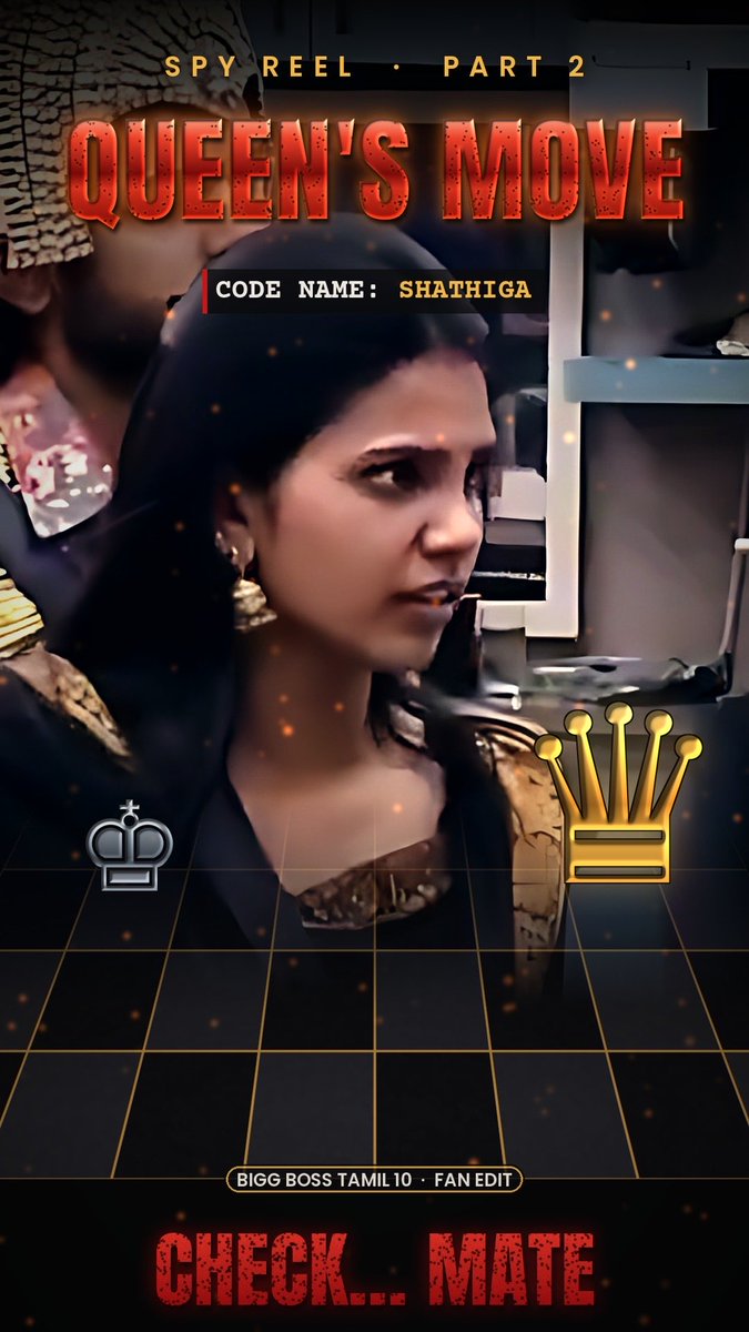 Madavasd's tweet photo. ஒரு game ஆரம்பிச்சாச்சு. ♟️

இந்த வீட்டுல ஒவ்வொரு move-க்கும் ஒரு அர்த்தம் இருக்கு…

ஆனா அடுத்த move யாருடையது? 👀

இன்று இரவு. 8 PM.

#Shathiga #BiggBossTamil #BBTamil https://t.co/PvtSQbFWBI