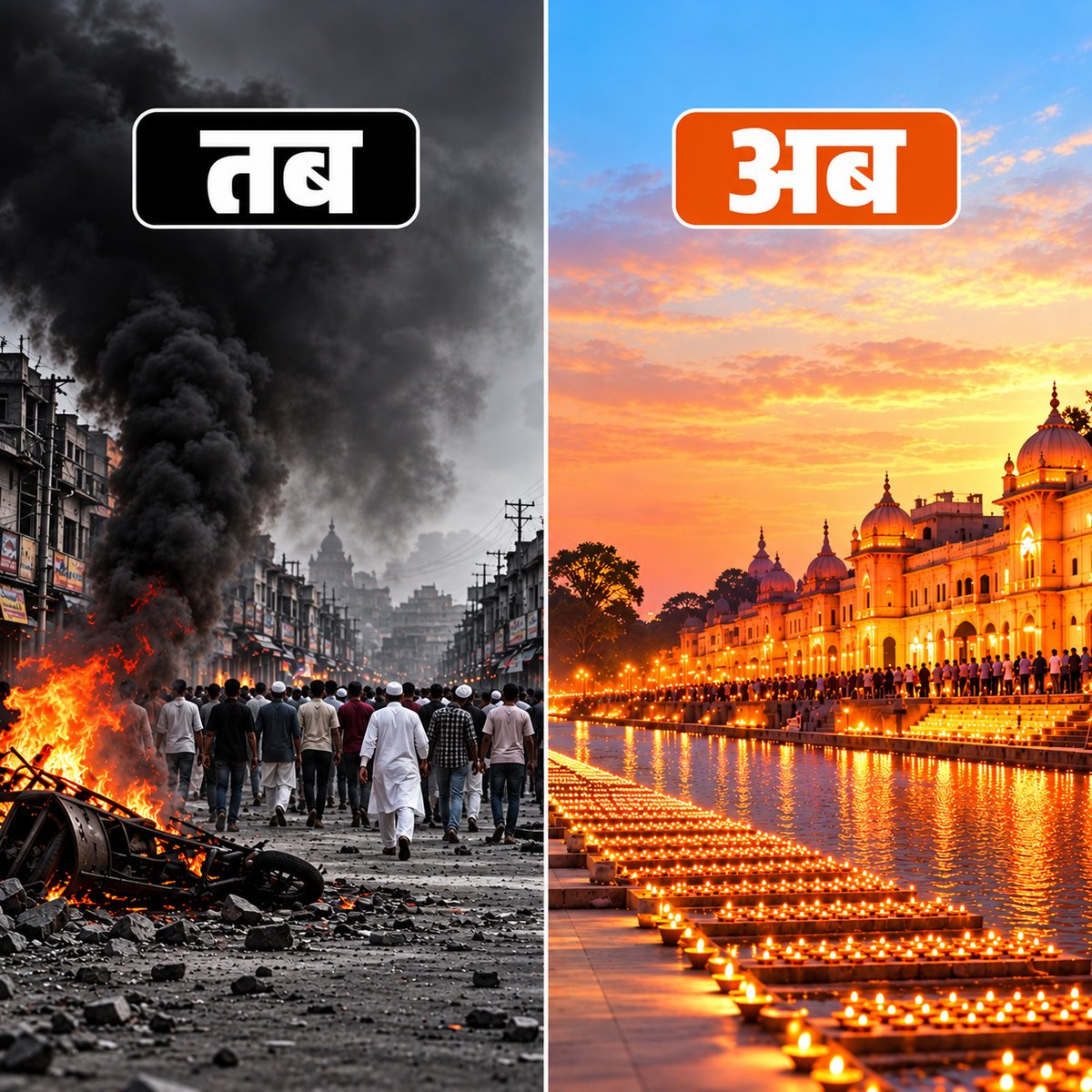 BJP4UP's tweet photo. भाजपा सरकार में विगत 9 वर्षों में उत्तर प्रदेश ने ‘उपद्रव प्रदेश’ की छवि से निकलकर ‘उत्सव प्रदेश’ के रूप में अपनी नई पहचान बनाई है। https://t.co/osFsxBDv1A