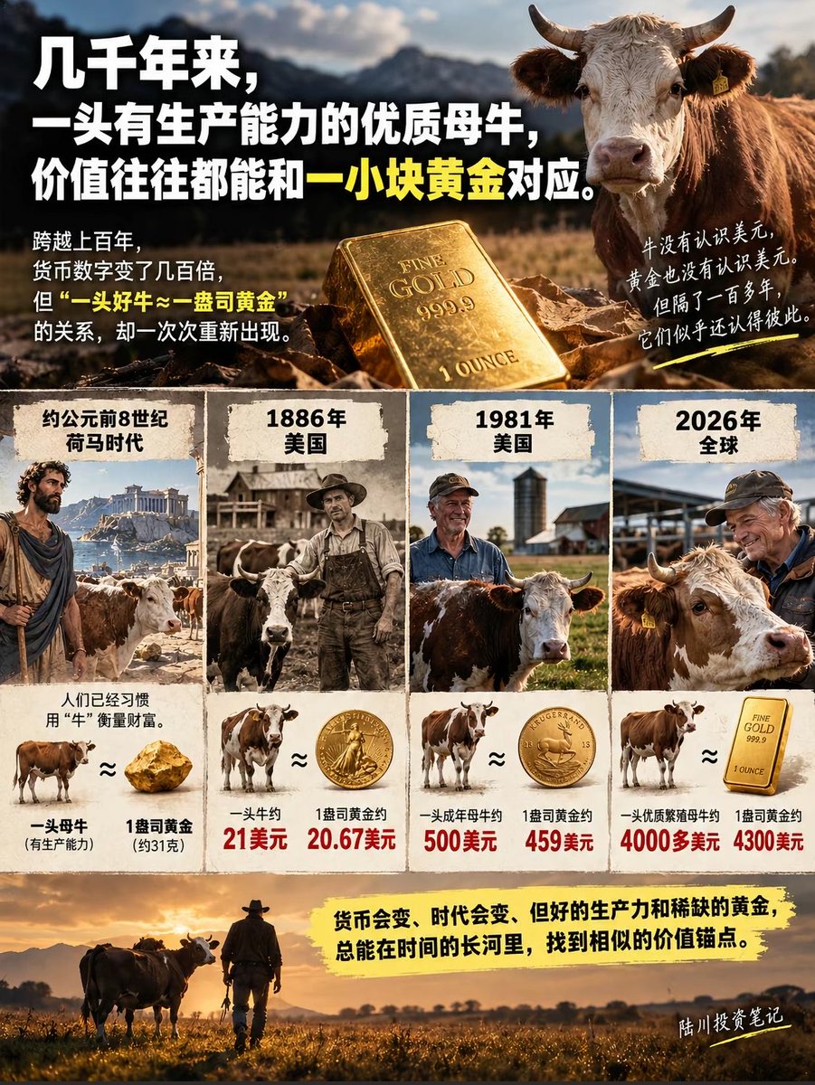 KeirHuang3's tweet photo. 这才是黄金的逻辑，它只能让你跑赢通胀，不能带来超额收益。 https://t.co/qRKCJk0xYW