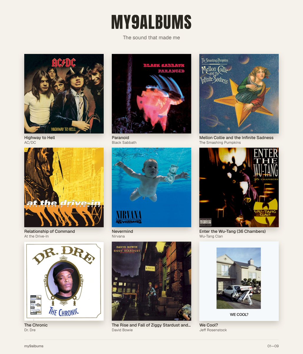 R_Squared1672's tweet photo. Thought kinda hard about this, but these are the records that actively changed my whole entire taste in music. https://t.co/rwkH6nWOux