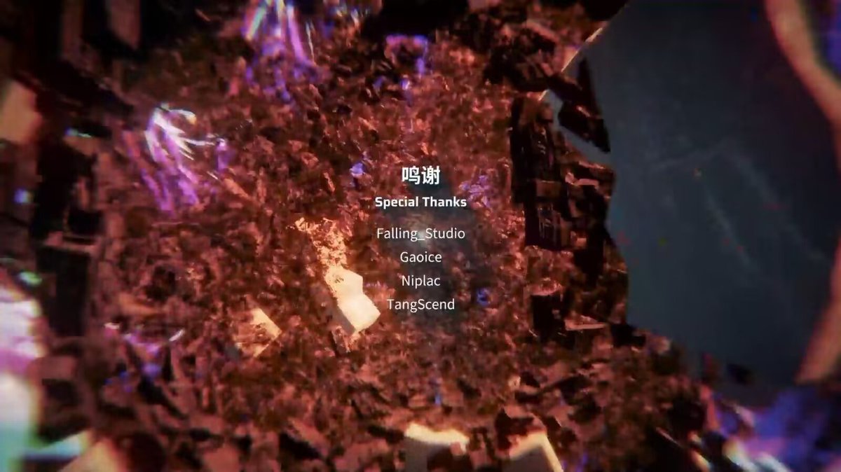 Gaoice's tweet photo. Cried enough. Just a few words from the heart.

I’m Gaoice, who worked on the Chapter 9 puzzle site, Linbo Wiki, and Phigros testing.

Thank you to the Staff, Pigeon games, and every player. 

Thank you for playing. 🫂

...Anyway, when’s the Gino&amp;Geo wedding? 😭 https://t.co/qr4YeHavVm