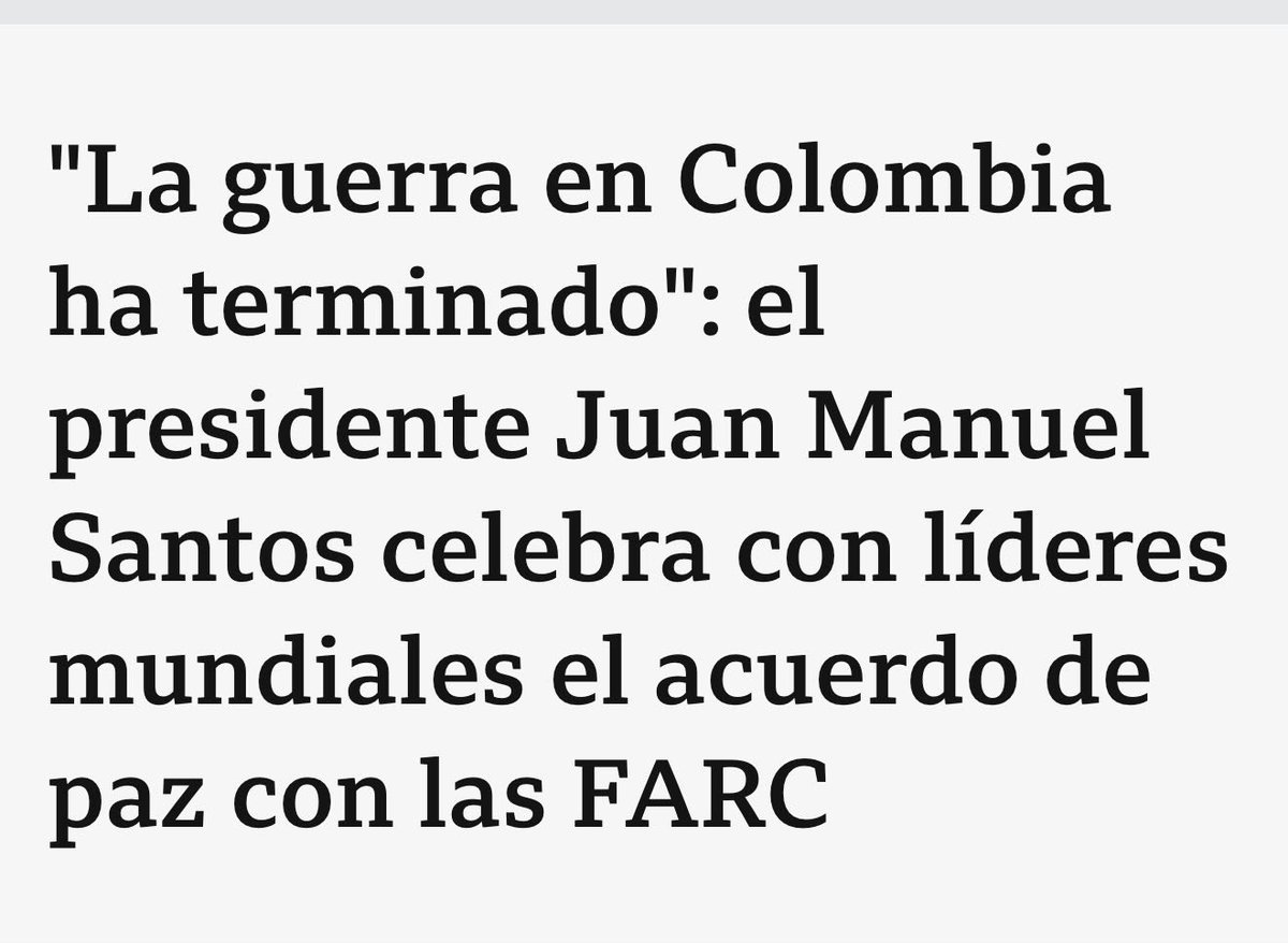 MaclaPosada's tweet photo. A 10 años del robo del Plebiscito, los resultados del Acuerdo de La Habana para el País son nulos: 

- Pie de fuerza GAO aumentó de 12.883 hombres en 2018 a 27.121 en 2025.

- $3.8 billones gastados en la JEP para garantizar impunidad a las FARC y obligar a militares a aceptar responsabilidad en hechos no cometidos.

- ⁠Las FARC no pagaron 1 día de cárcel y tuvieron curules gratis en el Congreso 8 años.

- ⁠Los colombianos estamos pagando $30.000 millones para financiar los proyectos restaurativos que hacen parte de las sanciones contra las FARC.

- ⁠Las FARC no entregaron el 81.8% de los inmuebles y el 96.5% de los muebles que se comprometieron a dar.

- ⁠Las FARC solo han entregado $46.194 millones para reparar a las víctimas. En 2014 su fortuna ascendía a US$600 millones.

- Hectáreas de coca aumentaron de 48.000 en 2012 (antes de la negociación) a 300.000 estimadas en 2025.

- Secuestro aumentó de 195 víctimas en 2017 a 701 en 2025.

- Extorsión aumentó 5.532 casos en 2017 a 13.416 en 2025.

- Homicidio aumentó de 11.957 casos en 2017 a 14.038 en 2025.

- Delitos de terrorismo pasaron de 699 en 2017 a 1.398 en 2025.

No hubo paz estable y mucho menos duradera. La impunidad es partera de nuevas violencias, da mal ejemplo e incentiva el crecimiento del crimen.