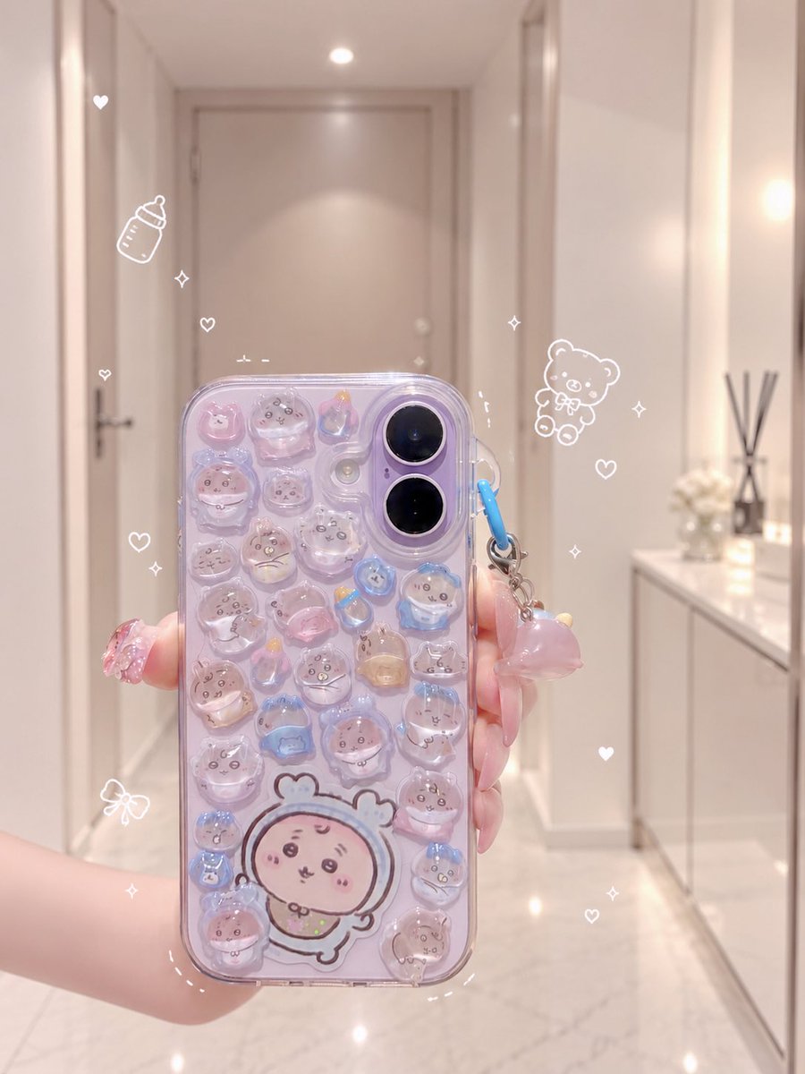 puru_ponya_kani's tweet photo. ベビーのボンドロ、iPhoneケースに貼ってみた👶🏻🎀🤍 https://t.co/3WdRGnpKlP