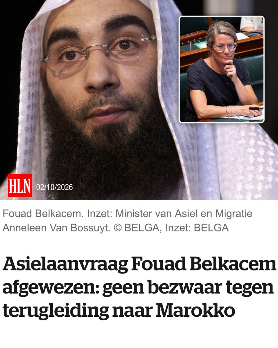 anneleen_vb's tweet photo. Geen asiel voor Fouad Belkacem.
Wie jongeren richting de jihad stuurde en onze democratie wil vervangen door de sharia, heeft hier niets te zoeken.
Ik blijf achter de schermen en in alle discretie werken aan zijn terugkeer. Ik zal alles in het werk zetten om die te realiseren. https://t.co/9Xjp8MlRe9