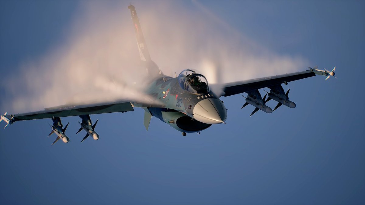 gxun202322665's tweet photo. F-2A的洋上迷彩真的百看不腻呢。#ACE_COMBAT_8 https://t.co/nwV6YEEx86