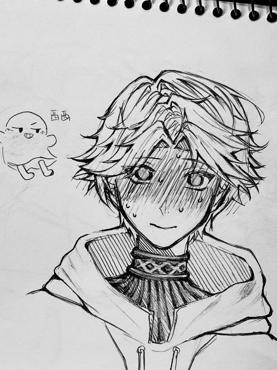 Towa_8686's tweet photo. 發一下剛入坑時畫的萬，那時候根本就是一直仿官 其實還挺好看的（自戀） #肝村下水道 https://t.co/3OtL0Th5tv