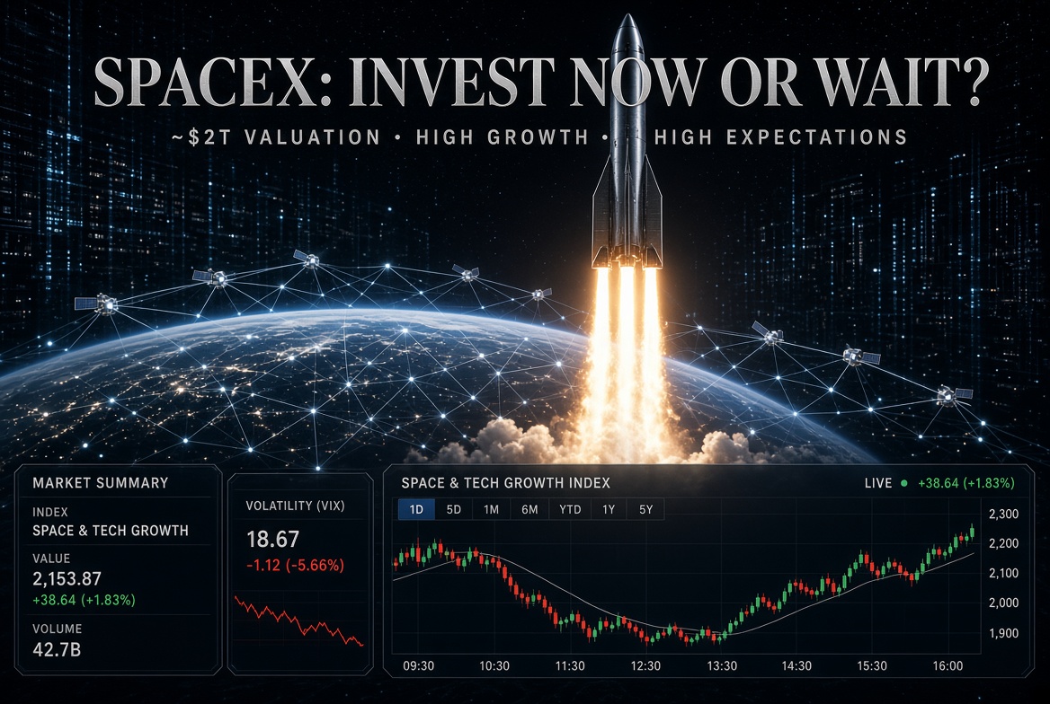 Durobann's tweet photo. 🚀 SPACE X: Is This the Right Time to Invest?

The SpaceX investment story is getting even more interesting.

A new Motley Fool analysis looked at what a $10,000 investment in SpaceX would look like after its historic IPO.

📊 Here’s where things stand:

• SpaceX IPO opening price: around $150/share
• Current price: around $151
• Market value: around $2 trillion
• Shares are still roughly 9% below the IPO opening level
• At one point, the stock fell about 33%
• It has since recovered strongly
• Q2 revenue reportedly grew 92% year over year
• AI-related revenue surged 274%
• But SpaceX remains unprofitable
• Capital spending is extremely high as the company invests heavily in AI infrastructure
• The reported price-to-sales ratio is around 95×
🔥 And this is where the debate gets interesting.
SpaceX isn't just a rocket company anymore.
The long-term story includes:
🛰️ Starlink
🚀 Space launch
🤖 AI infrastructure
☁️ Cloud computing
🌍 Global connectivity
🧠 Advanced space technology
But there is another side:
A huge valuation means the market is already pricing in enormous future growth.
So the real question isn't simply:
“Is SpaceX a great company?”
The bigger question is:
“Is SpaceX's current valuation justified by the growth investors expect?”

For long-term investors, this could become one of the most interesting technology investment stories of the decade.

But high growth + high valuation = high expectations and potentially high volatility.

I'm watching the numbers, the execution, profitability and future growth before making any conclusion.

💬 Would you invest in SpaceX at around $150/share, or would you wait for a better valuation? @SpaceX 
#SpaceX #SPCX #Investing #Stocks #AI #Starlink #Technology #Finance #Web3