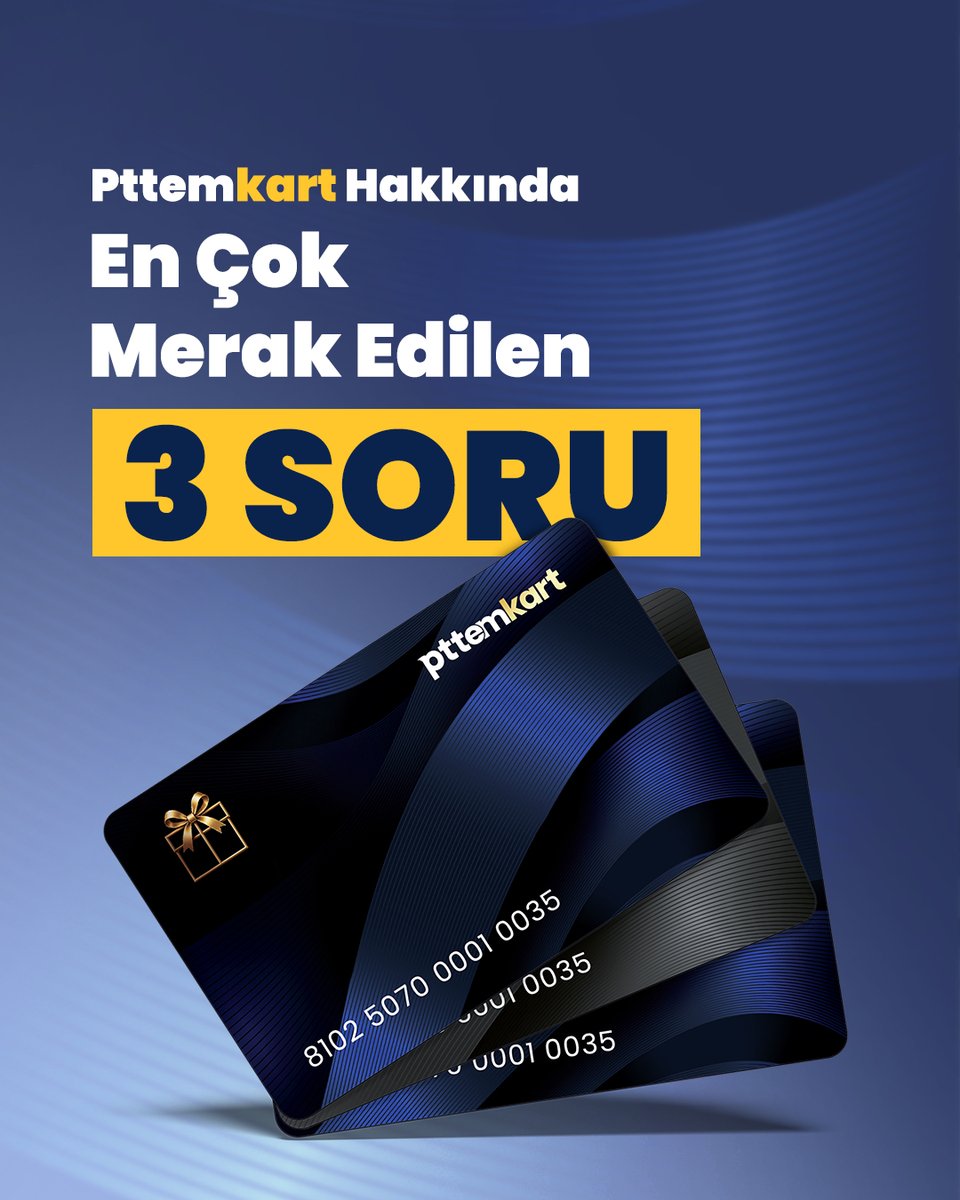 pttemkartt's tweet photo. Pttemkart hakkında merak edilen ve en sık sorulan 3 sorunun cevabı 💬

Pttemkart'ın firmanız için sunabileceği daha fazla avantajı öğrenmek için; kurumsalsatis@pttem.com ile hemen iletişime geçebilirsiniz. https://t.co/8I3NhHPAbr
