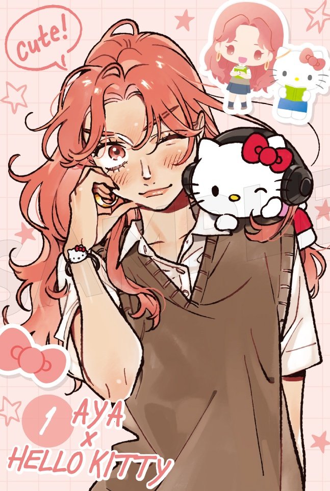 bluemitsuaya's tweet photo. sanrio x mitsuaya https://t.co/ht64I5XChQ