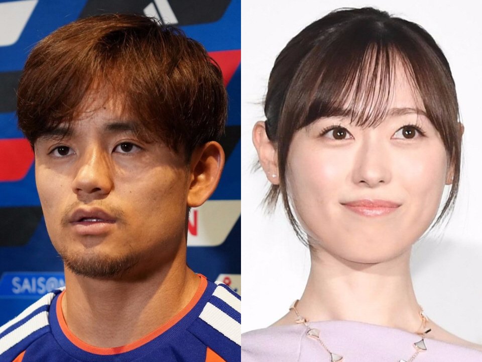 livedoornews's tweet photo. 【🎉】久保建英、福原遥と電撃結婚！日本代表が高速祝福 田中碧は投稿5秒で「Here we go」
https://t.co/utT3STbNrQ

久保のSNS更新から数秒でMF田中碧が「Here we go」と祝福。GK鈴木彩艶も「おめでとうございます！！」とし、菅原由勢は「だあああらたはあしたあはた－」と声にならない声を綴った。 https://t.co/O9rjWXDrA7