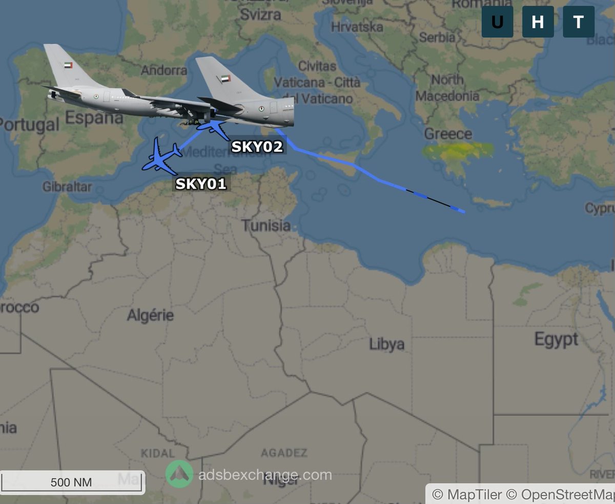 CH_LEBAD's tweet photo. π π π Du Kibboutz Est vers le Kibboutz Ouest
2x ravitailleurs π¦πͺ se dirige vers π²π¦
1302 & 1304 A330-200
#896C3C & #896C73 https://t.co/dT2yiNOyJ3