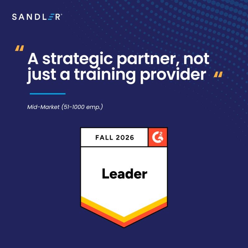 neubergerco's tweet photo. Strong sales organizations are built through consistent development, practical skills, and a commitment to performance.
That’s why we’re proud to retain Leader status in G2’s Fall 2026 Sales Training category.
#NeubergerCo #SandlerAZGA https://t.co/sZJwaqHuQ5