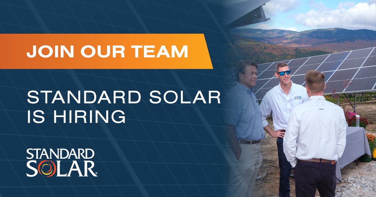 StandardSolar's tweet photo. A passion for clean energy and innovation is built into the culture here at @StandardSolar. It enables us to thrive as a company, build customer and partner trust and be an employer our team depend on. Read about career opportunities: https://t.co/nbOISaWDns https://t.co/E7mdKwvKI3