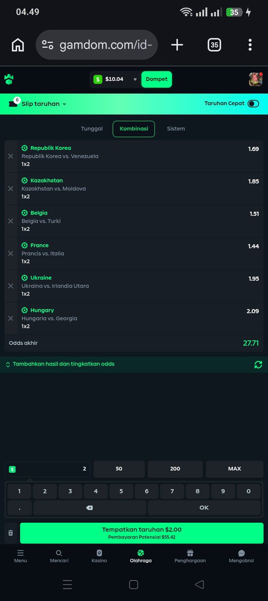 Scarleula's tweet photo. @kingadukes @gamdom Iam under code Steve Dukes love sport bet 

Username id: EulaSteve https://t.co/3j8VLFpIjn