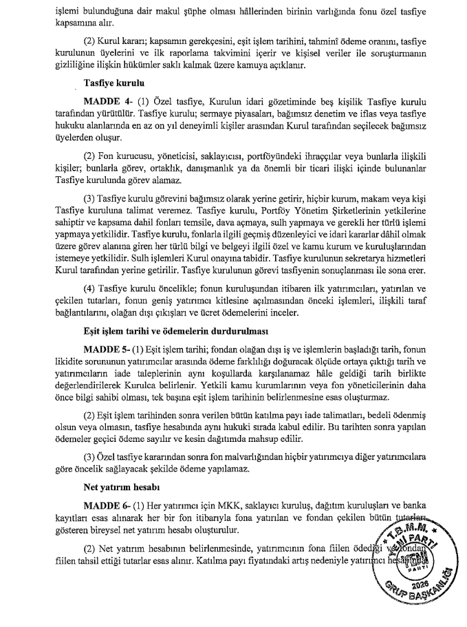 fonunmagdurlari's tweet photo. 🚨YENİ PARTİNİN YAPTIĞI TBMM’DEKİ YASA TEKLİFİNE (2/3895) AÇIK ÇAĞRIMIZ: ÇÖZÜM BİRBİRİMİZİN CEBİNDE DEĞİLDİR!

TBMM Plan ve Bütçe Komisyonu’na sevk edilen kanun teklifinin Madde 5 hükmü ("Eşit İşlem Tarihi") mağdur camiasında ciddi bir endişe ve kutuplaşma yaratmıştır.

Buradan Sayın @UmitOzlale  ve Meclis’teki tüm vekillerimize sesleniyoruz:

🔴 MAĞDURUN PARASIYLA MAĞDUR TAZMİN EDİLEMEZ:
Çözüm; TEFAS kurallarına göre işlem yapmış masum küçük yatırımcıların takasını iptal edip insanları birbirine düşürmek DEĞİLDİR! Bir mağdurun hakkını kesip diğerine yama yaparak adalet sağlanamaz!

🔴 HESAP MASUM YATIRIMCIYA DEĞİL, ÇETEYE KESİLMELİDİR!
Clawback; banka uygulamasından işlem yapan sade vatandaşa değil, vurgunu yapıp kaçan organize suç şüphelilerine ve 46 paravan şirkete uygulanmalıdır!

📌 KOMİSYONDAN TALEBİMİZ:
Tasfiye havuzunun kaynağı, vatandaşların birbirinin hakkı değil; TMSF'nin el koyduğu milyarlarca liralık suç gelirleri olmalıdır.
İster elinde fon kalmış olsun, ister satışı bekletilsin; MASUM TÜM YATIRIMCILARIN HUKUKİ HAKLARI VE ANAPARASI EKSİKSİZ KORUNMALIDIR!

Bizi birimize kırdırmayın, herkese hakkını verip devlet olarak çeteden parasını alın!

Kaynak: https://t.co/06b1oAEeLI

#1MilyonÇözümDeğil #AnaParadaDevletGüvencesi #cevdetyılmazanapara #HalkınSesiAnaPara