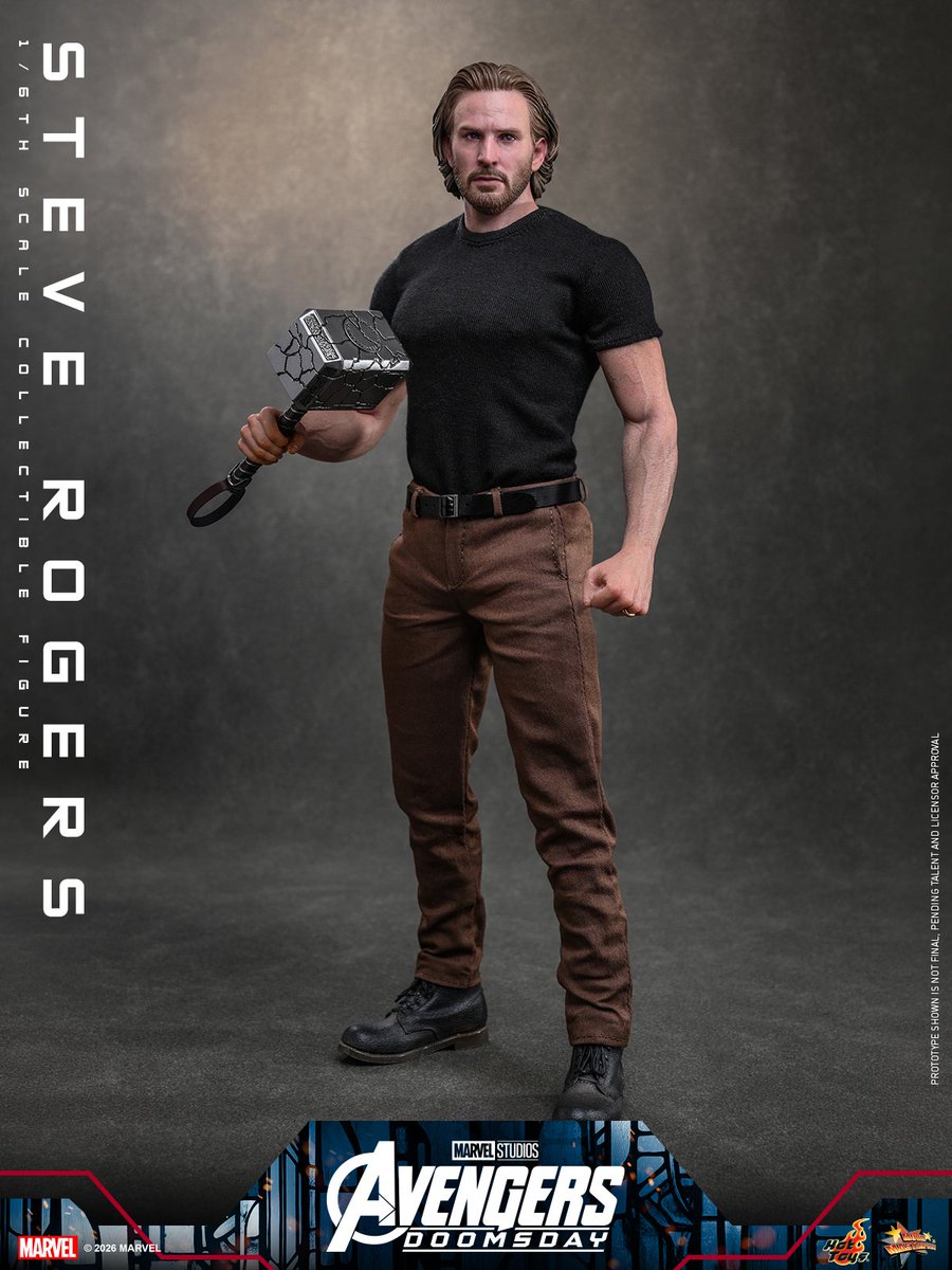 MCUFilmNews's tweet photo. First look at Steve Rogers figure from ‘AVENGERS: DOOMSDAY’ https://t.co/R5Oq0pcncq