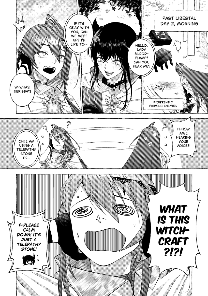 PAWZ212's tweet photo. Here are some sample pages for my newest book, 「the knight &amp; the witch」！

Only 1 (omg one) day left to pre-order it \o/ https://t.co/kdns6imKT5
