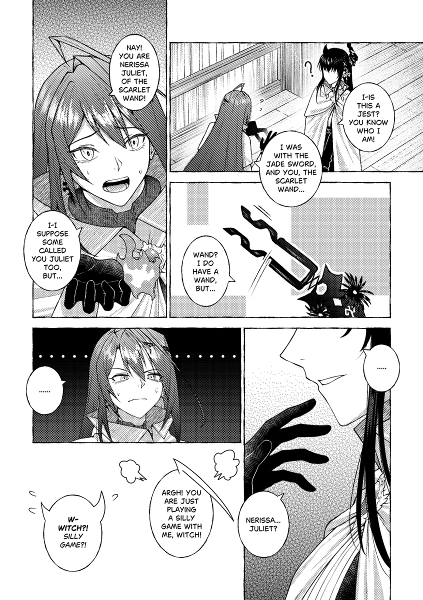 PAWZ212's tweet photo. Here are some sample pages for my newest book, 「the knight &amp; the witch」！

Only 1 (omg one) day left to pre-order it \o/ https://t.co/kdns6imKT5