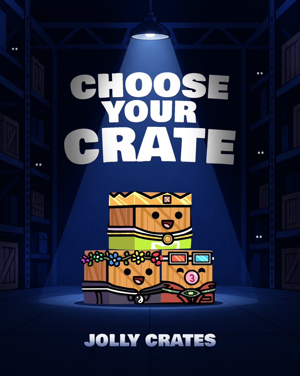 JollyCrates's tweet photo. Jolly Crates are now LIVE on @nearcooking

→ 666 crates
→ 1 $NEAR Mint Price
→ Dynamic NFTs that evolve with the game! https://t.co/LzqR7ZYwjF