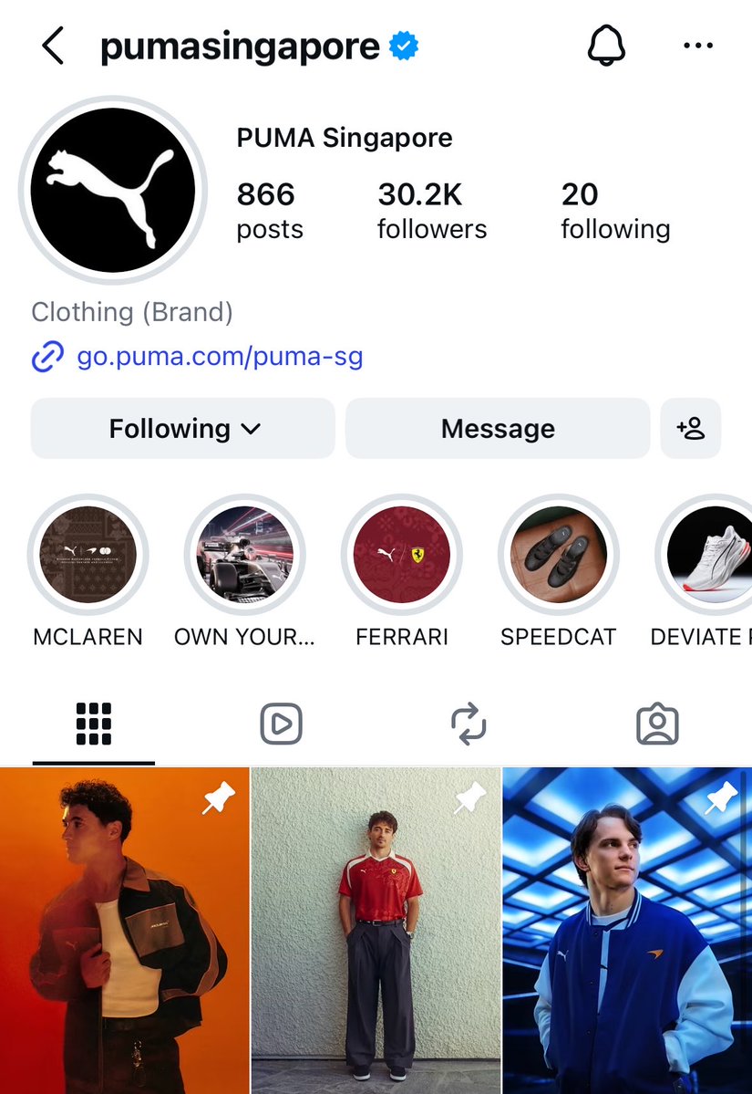 featlsw's tweet photo. did you all know the f1 singapore grand prix is happening oct 9–11 and that right before it, charles leclerc is going to puma 313@somerset while lando norris is going to puma vivocity on oct 7 as part of puma’s own your speed campaign 😭 

and sangwon is visiting BOTH stores… oh my god there is a small possibility he’s going to meet them oh i’m so thrilled for him