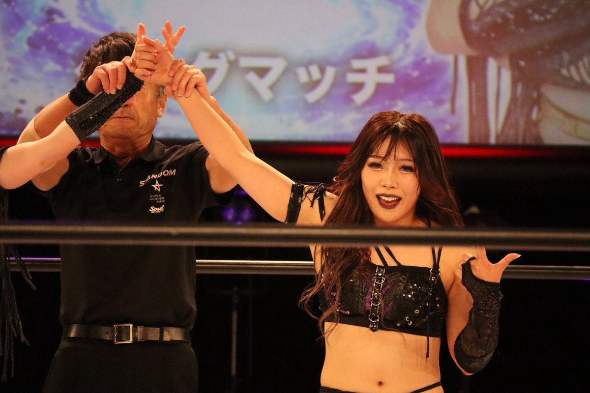 Crossover_Ride's tweet photo. 今日の稲葉あずさ。

#稲葉あずさ
#pw_jto
#STARDOM https://t.co/15IV0vrsvN